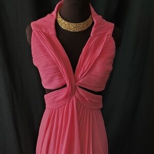 NWOT Size Large Coral Pink Prom/Formal Dress